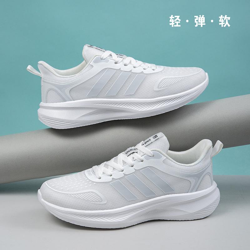 Весенняя новая пара повседневной обуви сетчатая дышащая универсальная модная обувь для бега для учеников средней школы высокоэластичная трендовая обувь