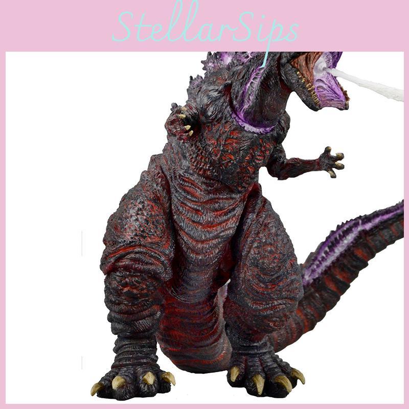 Яркая фигурка Синего Годзиллы «Атомный взрыв», 6 дюймов, коллекционная фигурка из фильма с подвижным хвостом