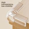 4/8Pcs Transparent Furniture Corner Bumper Guards Babyproofing Corner Protectors  Home Furniture
