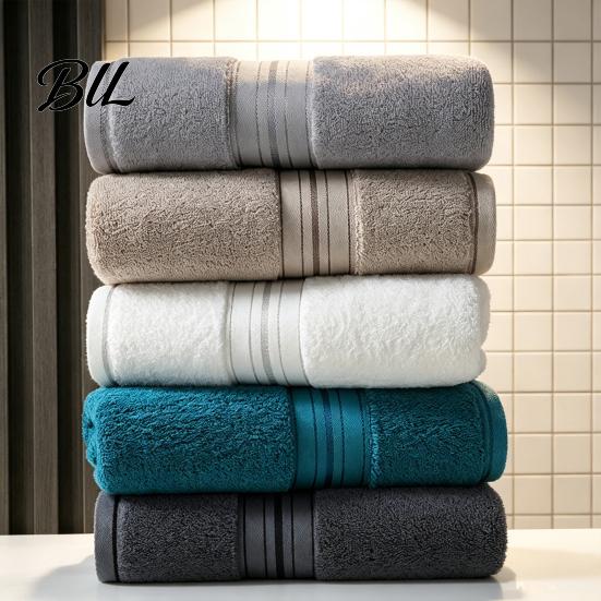 Multi Purpose Cotton Towel Bath Towels, Thickened Ultra Soft Absorbent Towel, Quick-Drying Breathable Washcloths Lightweight Bathroom for Travel, Gym,