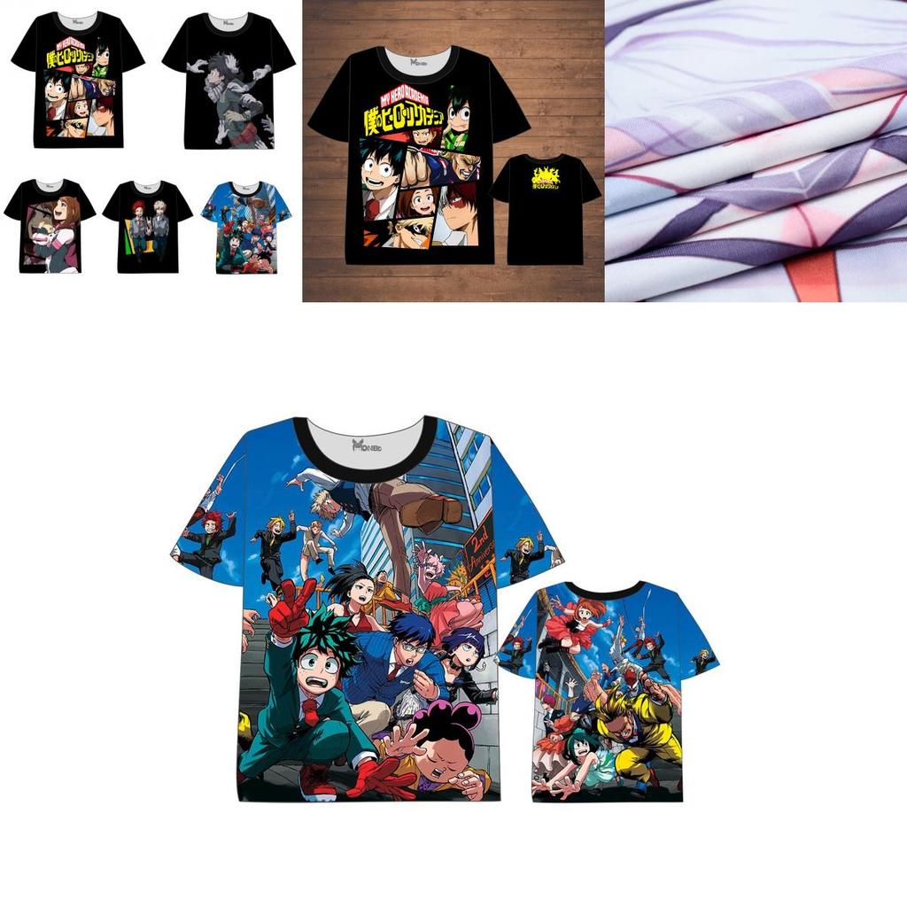 Stylish My Boku No Hero Academia T-shirt Man Women 3d Print With Summer Comfort