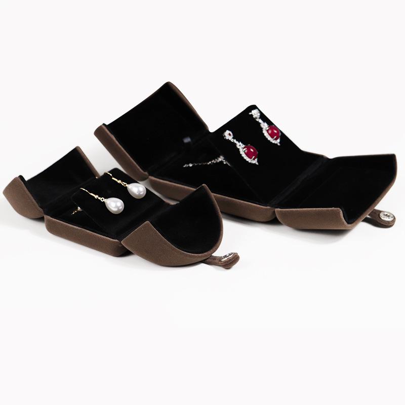 Набор фланелевых шкатулок для украшений: Хранение колец, ожерелий, браслетов, кулонов, сережек