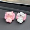 Милые животные украшения для автомобиля аниме панда свинья кролик украшения приборная панель центральная консоль украшения кукла аксессуары для интерьера