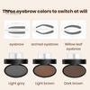 6 г штамп для бровей, водостойкий, стойкий к поту, долговечный порошок для бровей, 3 формы, цвета, штамп для макияжа для бровей для начинающих