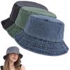Retro Washed Fisherman Hat Simple Trendy Men and Women All-match Foldable Fashionable Cowboy Bucket Hat