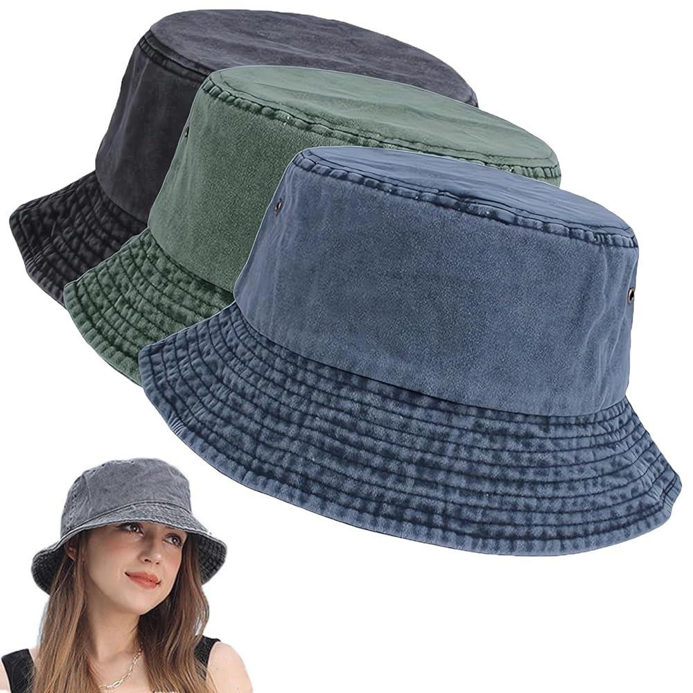 Retro Washed Fisherman Hat Simple Trendy Men and Women All-match Foldable Fashionable Cowboy Bucket Hat