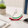 Interactive Table Ornaments 3D Printed Gesture Figurine Ornament with Three-color Striped Base, Funny Nodding Artistic Sculpture Shake Toy for