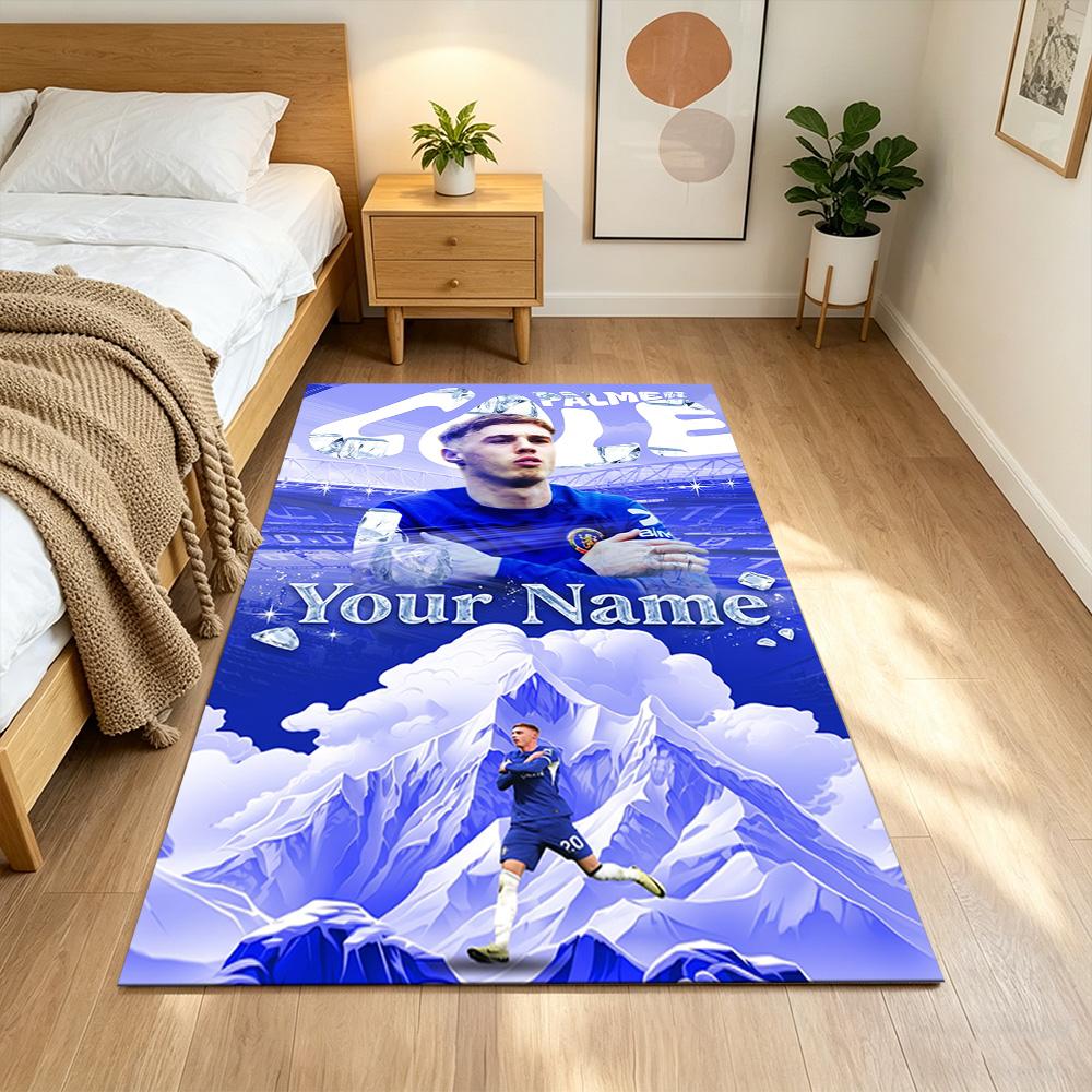 Chelsea Fc Football Player Customized Name Floor Mat Design for Dormitory Hallway Decorate room Foyer Antislip Carpet Anime Office Decor