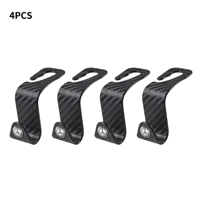 Car Seat Hooks Headrest Storage Hanger Car Interior Hanging Hook For Mercedes Benz AMG A B C E S class GLA GLC CLA GLK GLE