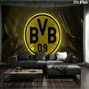 Dortmund Wall tapestry, aesthetic printed fabric blanket, suitable for bedroom, living room, and home decor.