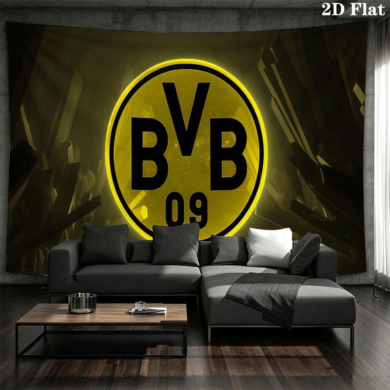 Dortmund Wall tapestry, aesthetic printed fabric blanket, suitable for bedroom, living room, and home decor.