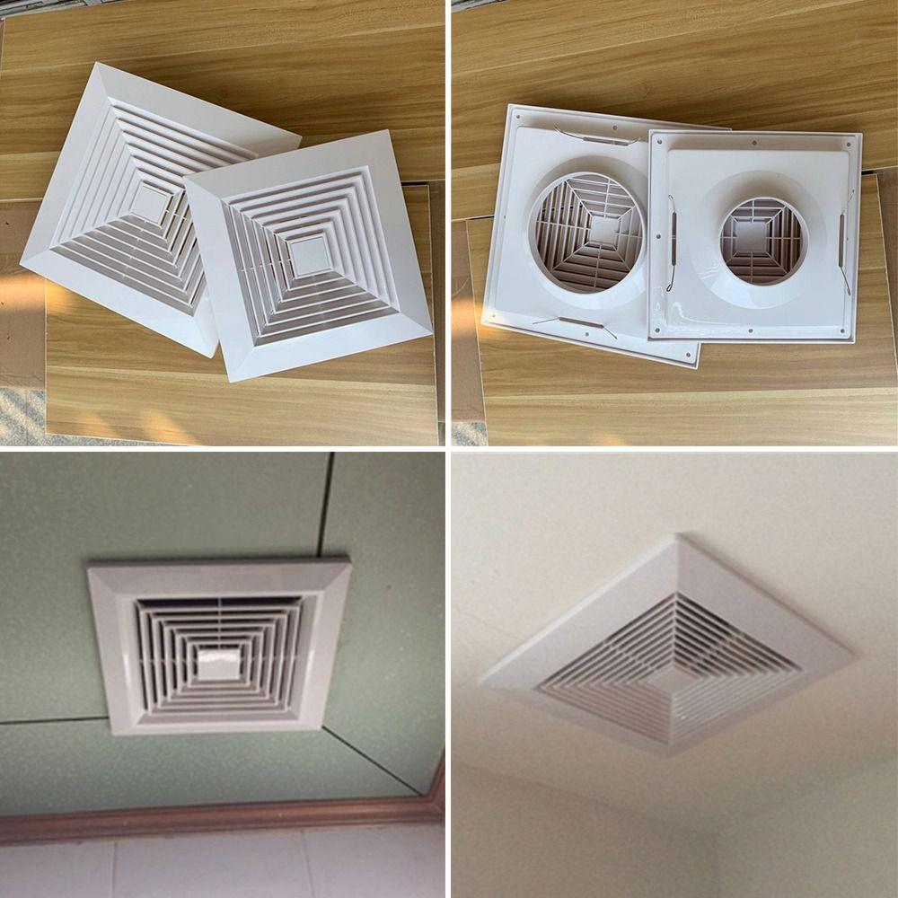 Plastic Ceiling Vent Square Ventilation Hood Portable Air Vent Grille Ventilation Systems