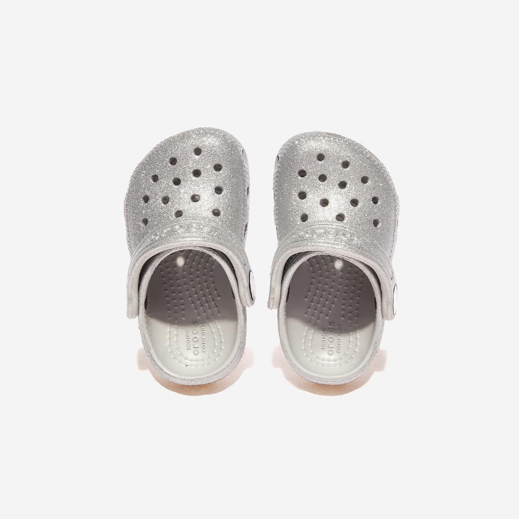 Crocs Классические блестящие сабо для малышей, CRS206992, 1010104323, популярная корейская обувь