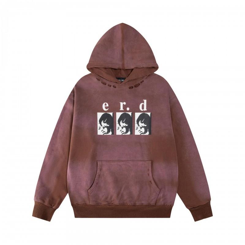 Unisex Oversized Hoodie With Retro American Streetwear Print Cotton Sweatshirt Casual Wear