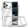 Для магнитной фиксации для чехла мобильного телефона IPhone17 15 Анти-желтеющий Прозрачный для Apple 16pro Подушка безопасности Защитный чехол для мобильного телефона