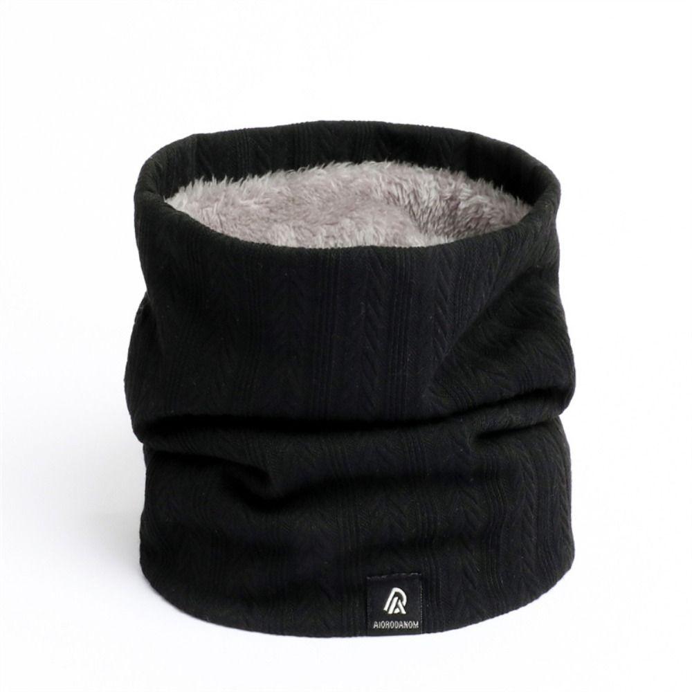 Knitted Full Face Mask Plush Warm Thick Muffler High Quality Winter Ring Scarf