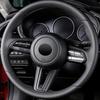 Для Mazda 3 Axela BP CX-30 DM cx-50 - Декоративная наклейка на кнопку рулевого колеса, кольцо-ободок, кольцо с блестками