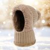 Женская зимняя шапка-бини, шапка для снега и лыж для прогулок в холодную погоду