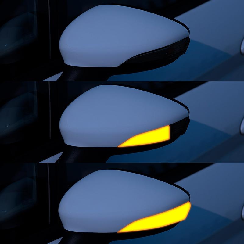 For Ford Fiesta Mk7 2008-2017 for Ford B-Max 2012-2017 Dynamic Turn Signal Light LED Side Rearview Mirror Sequential Indicator