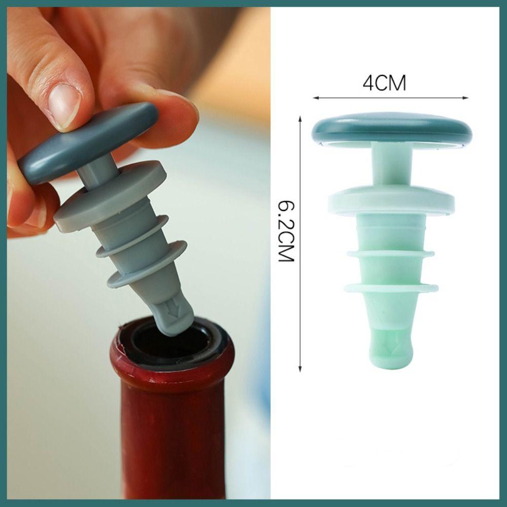 2pcs Leak Proof Beer Cap Stopper Silicone Bottle Sealer Stoppers High Quality Wine Bottle Stopper