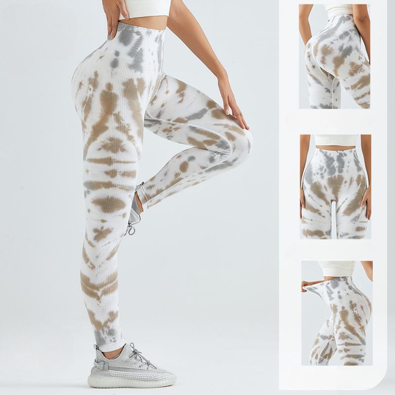 Модные бесшовные брюки для йоги для женщин с высокой талией, эластичные спортивные леггинсы с эффектом пуш-ап, облегающие повседневные леггинсы для фитнеса, 24417