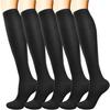 [MOOKISOO] Supervised by an Active Doctor, 5 Pairs of High Socks, Moderate Tightening, Compression Socks, Business Socks, Large Size, Men's and