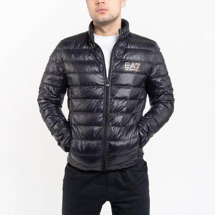 Стеганая куртка-пуховик Ea7 EMPORIO ARMANI на молнии 8NPB01-PN29Z-0208