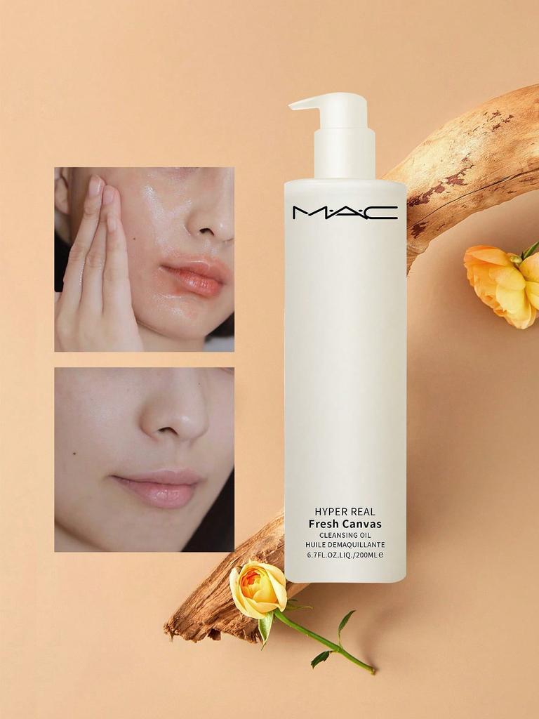 Mac Очищающее масло Hyper Real Fresh Canvas - 6,7 жидких унций/200 мл