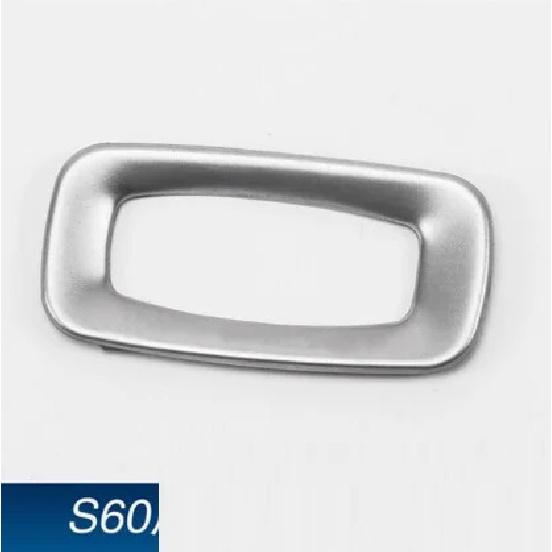Special Car Interior keyhole panel decorative cover trim stainless steel strip key ring 3D sticker for Volvo S60 V60
