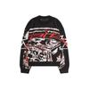 Унисекс Свитер с графическим принтом, с круглым вырезом, Streetwear, Повседневный Пуловер