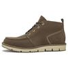 Chukka Leather Waterproof Durable Slip-Resistant Ankle Outdoor Boots Men Boots Olive-Green A5YGY