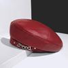 Женский берет 2023 Новая мода Все сочетается Гусиная лапка Женская Британская Ретро Восьмиугольная Шляпа Шляпа Художника Осень Женская Кепка