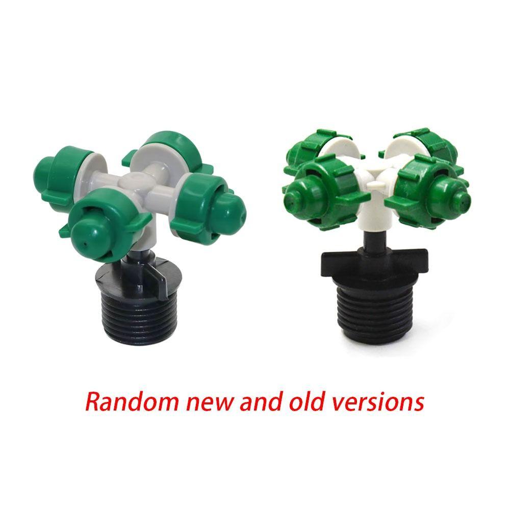 5 шт. Форсунка распылителя воды туманом крестообразная 1/2" G1/2 с резьбовым соединителем 'папа' Соединитель дождевателя для теплицы