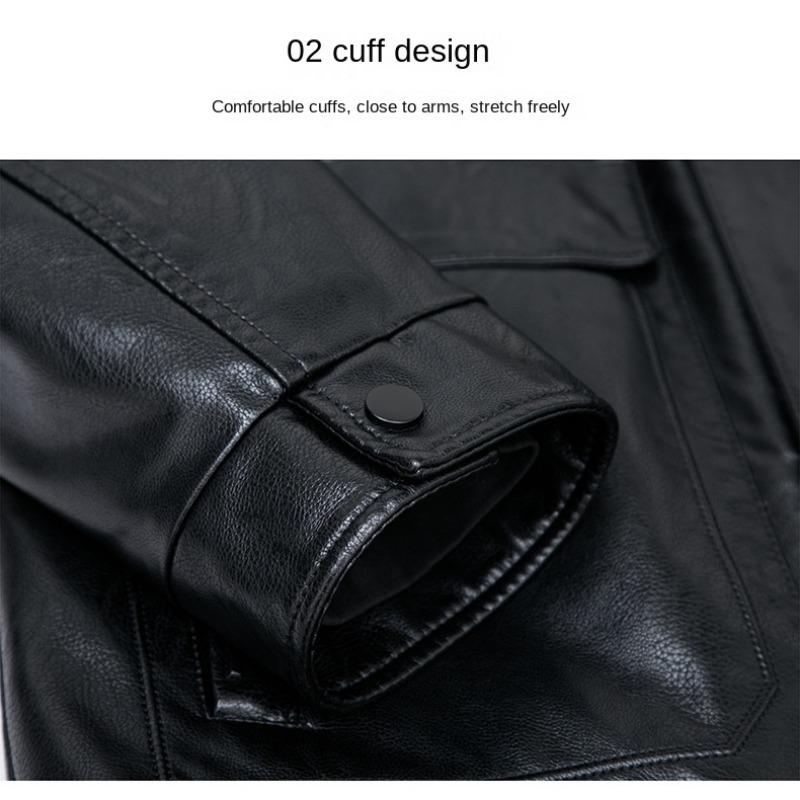 Winter Detachable Liner Mid-Length Sheepskin Middle-Aged Men's Genuine Leather Clothes Casual Thickening Down Jacket Coat
