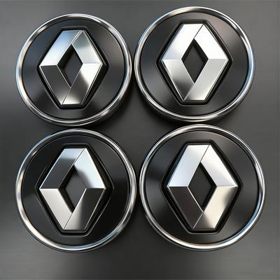 Декоративные колпачки ступицы колеса автомобиля Renault с логотипом для RS Megane 2 3 4 Trafic Scenic 2 Clio Captur Twingo QM6