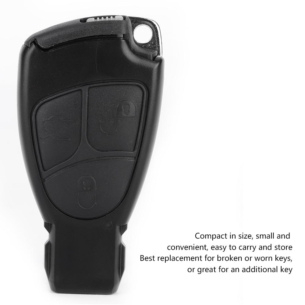 3 кнопки автомобильный брелок дистанционного управления чехол лезвие подходит для Mercedes Benz