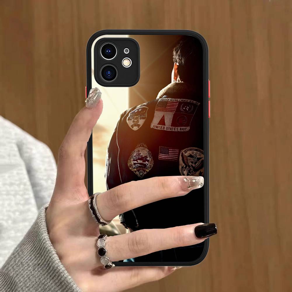 Кино-боевик T-Top G-Gun Матовый Прозрачный Чехол для Телефона Для Чехла IPhone 16 15 14 13 12 11 Pro Max X XS Max Plus
