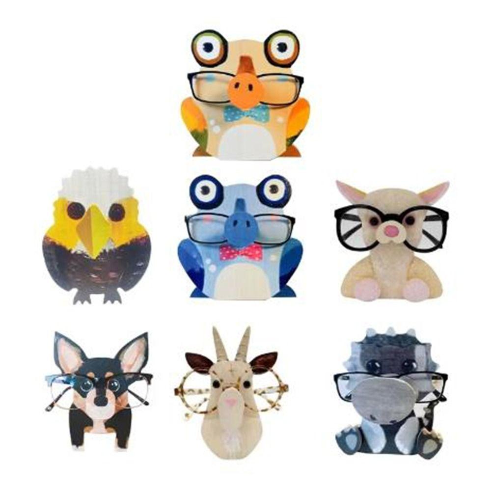 Cartoon Animal Glasses Rack 3D Eyeglasses Show Stand Cute Jewelry Holder  Adults