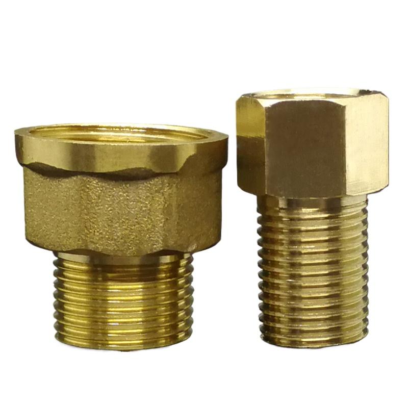 1/2" 3/4" BSPP Внутренняя на Наружную Удлинитель Латунный Трубный Фитинг Соединитель Адаптер Муфта Дом Сад Вода Газ Масло