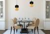HANGING CEILING LAMP, GLASS PLAFON, LED LAMP