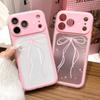 Красивый бант подходит для чехла для мобильного телефона iPhone17promax 2-в-1 Apple 16 нишевый 15 фабрика волос