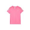 Own The Run Short Sleeve Crew Neck T-Shirt Women Tops Semi-Fluorescent-Pink H30045