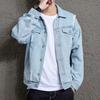 Autumn Long Sleeve Jeans Top Vintage Mens Coat Men's Spring Ripped Jeans Jacket Streetwear Denim Jackets Oversize