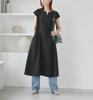 ROPE PICNIC Waist Tuck Cut Dress GDE55030 Black Maine Size 36 Women's (01)