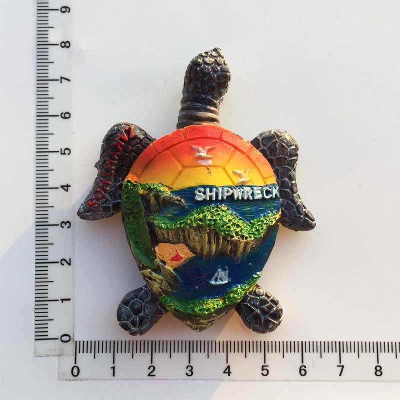 3D Польша Франция Австрия Швейцария Греция Великобритания Смола Магнит на Холодильник Ручная Роспись Холодильник Магнитные Наклейки Туристическое Ремесло Коллекция Украшения