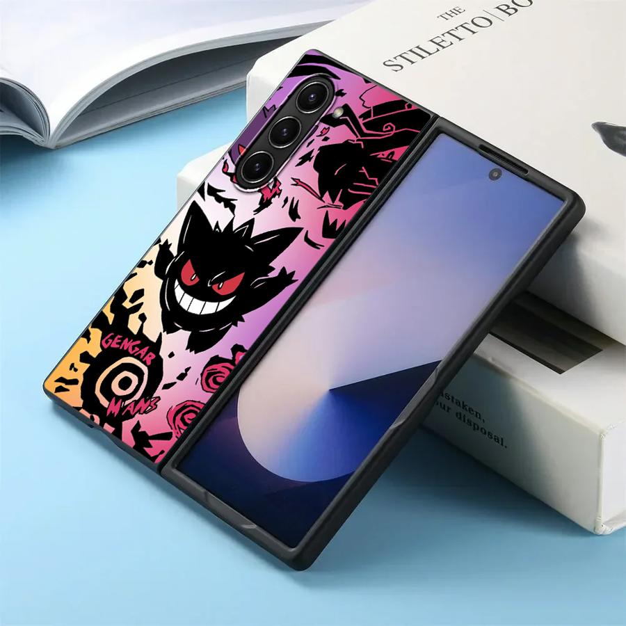 Чехол для Samsung Galaxy ZFold7 ZFold5 ZFold3 ZFold4 ZFold6 Z Fold 7 6 5 4 3 Задняя крышка телефона Крутой Гэнгар Покемон