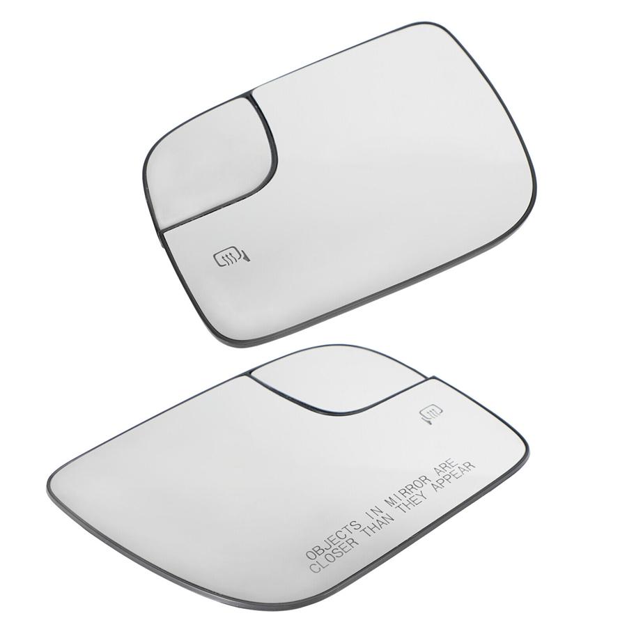Pair Left + Right  Side Wing Mirror Glass W/ Heated Fit For FORD Explorer 2011-2019