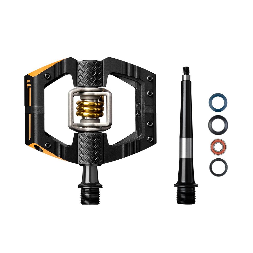Педали Crankbrothers Mallet E 11, Черный/Золотой