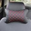 Relaxing For Four Season's Car Neck Pillow PU Leather Headrest Cushion