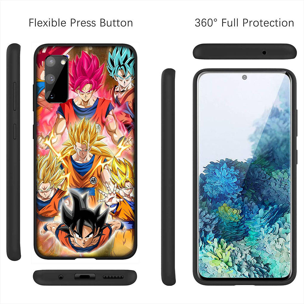 Для iPhone 16 15 Xiaomi Redmi Note 14 13 12 11 Pro Max 16e Samsung Galaxy S25 S24 S23 Moto OPPO Huawei Comics Dragon Ball DragonBall Goku Z Чехол для телефона
